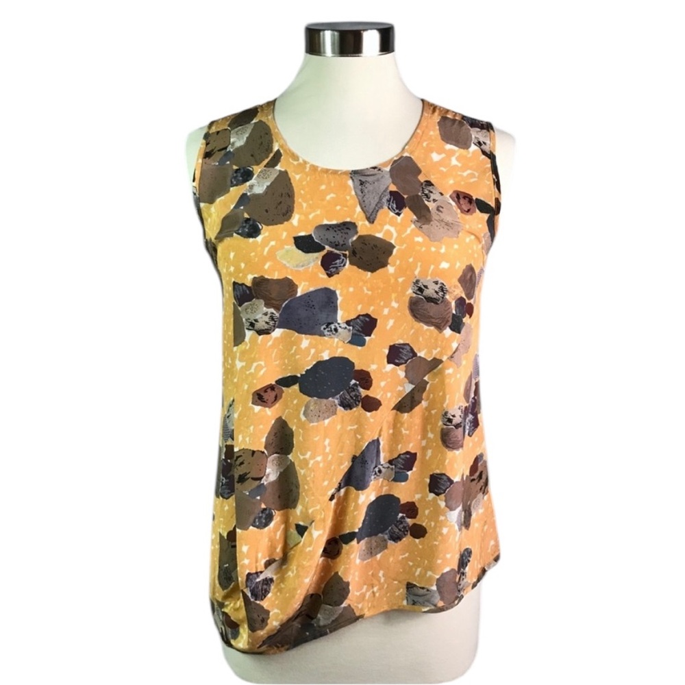 Feral Childe silk floral sleeveless top XS